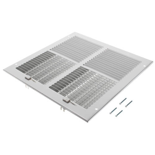 Main product image of 10" x 10" (Wall Opening Size) White Sidewall/Ceiling Register (661 Series)