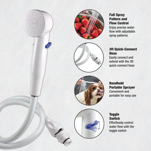 Main product image of Easy Spray Quick Connect Faucet Spray Head and Rinser, 10856