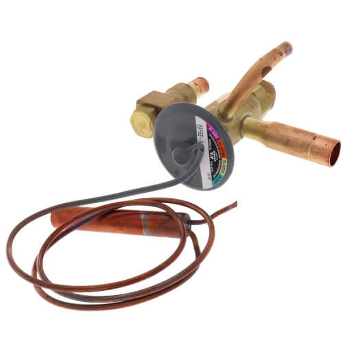 Main product image of SBFSE-A-Z 3/8" x 1/2" ODF Thermal Expansion Valve w/ 30" Capillary (1/2 to 1 Ton)