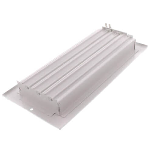 Main product image of 10" x 4" (Wall Opening Size) White Sidewall/Ceiling Register w/ Fusible Link (661MFL Series)