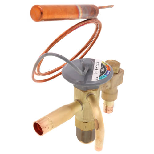 Main product image of SBFSE-B-C 3/8" x 1/2" ODF Thermal Expansion Valve w/ 30" Capillary (1-1/4 to 2 Ton)