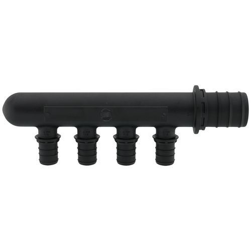 Main product image of EVERLOC+ Poly Closed-end Multi-Port Tee, 4 Outlets, 1" x 1/2"