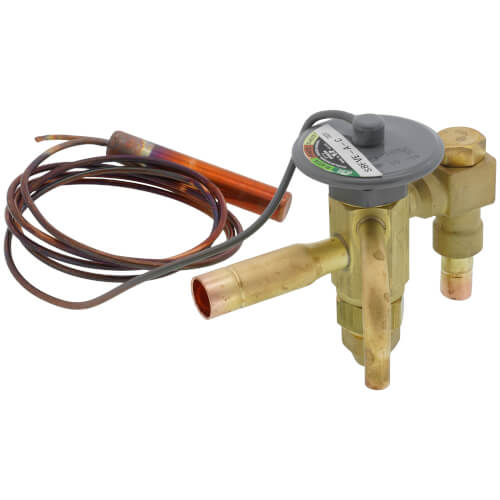 Main product image of SBFVE-A-C 3/8" x 1/2" ODF Thermal Expansion Valve w/ 60" Capillary (3/4 to 1-1/2 Ton)