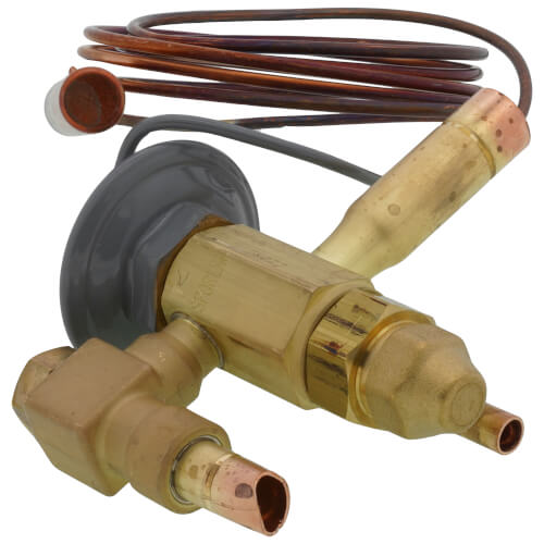 Main product image of SBFVE-A-C 3/8" x 1/2" ODF Thermal Expansion Valve w/ 60" Capillary (3/4 to 1-1/2 Ton)