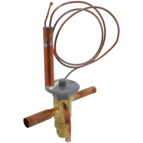 Main product image of SBFSE-AA-ZP55 3/8" x 1/2" ODF Thermal Expansion Valve w/ 30" Capillary (1/4 to 1/3 Ton)