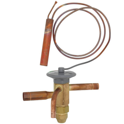 Main product image of SBFSE-AA-ZP55 3/8" x 1/2" ODF Thermal Expansion Valve w/ 30" Capillary (1/4 to 1/3 Ton)