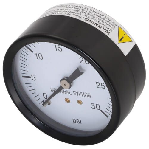 Steam Pressure Gauge for IN-INPV Boilers, 109707-01