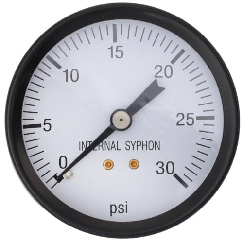 Steam Pressure Gauge for IN-INPV Boilers, 109707-01