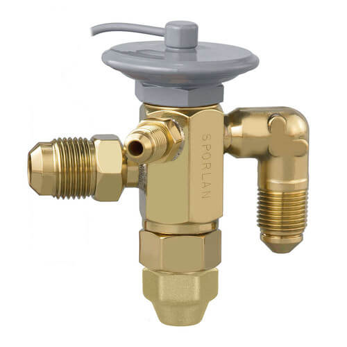 Main product image of FJ-1/2-C 3/8" x 1/2" SAE Thermal Expansion Valve w/ 30" Capillary (1/2 Ton)
