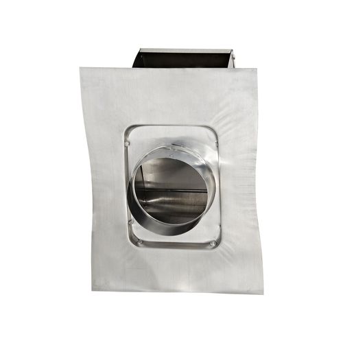 Main product image of 4" Aluminum Roof Exhaust Vent w/ Damper, 1.75" Pipe (22 Gauge)