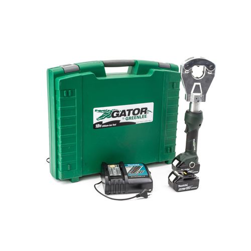 Main product image of 6 Ton Flip Top Inline Quad Crimper, Li-Ion, Standard, 120V