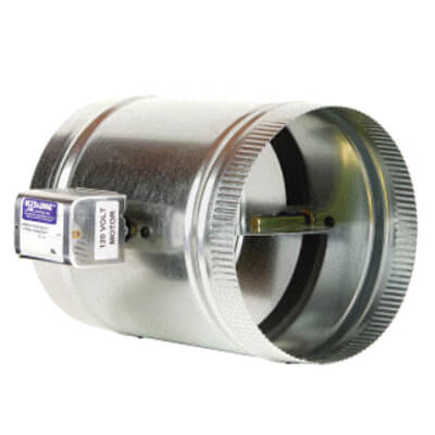 10" URD-SRE120 Spring Return Motorized Damper, 120v (Normally Closed)