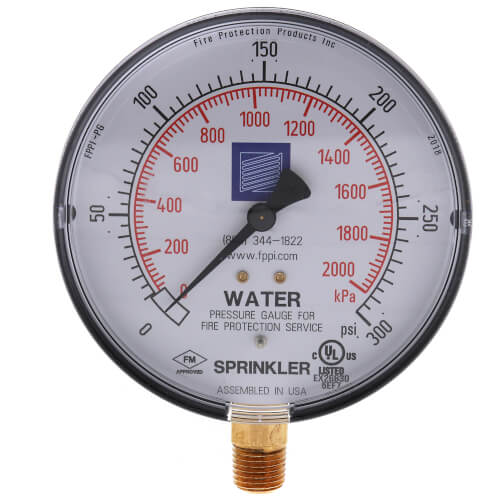 1156500 FPPI 1156500 Water Pressure Gauge Kit