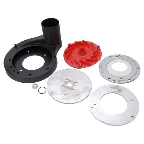 Main product image of Blower Inlet Shroud Assembly, Red Swirl Plate for Alp 105-150, 110102-01