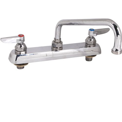 Main product image of Workboard Faucet, Deck Mount, 8" Centers, 8" Swing Nozzle, Lever Handles, B-1121