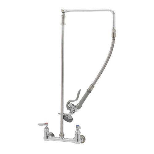 Main product image of Pre-rinse, Overhead Swivel Arm, 8" Wall Mount Base, B-0107 Spray Valve, B-0131