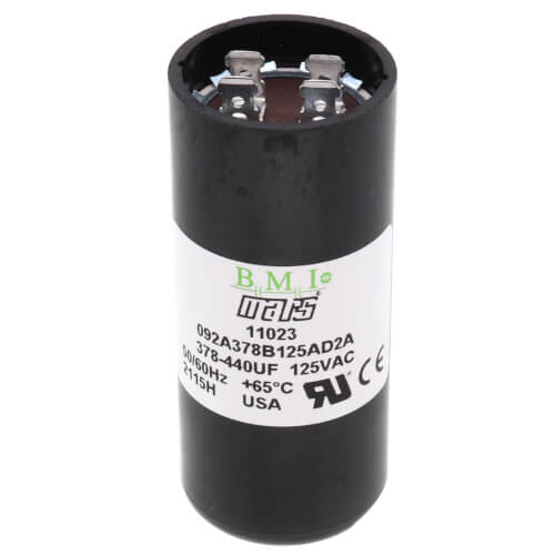 378-440 MFD Round Start Capacitor (110/125V)