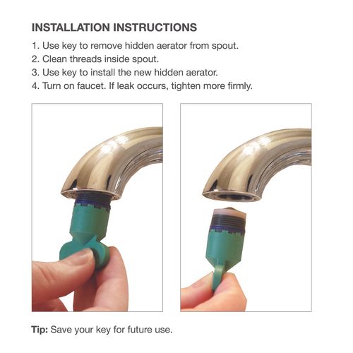 Main product image of Cache Faucet Aerator Key Removal Wrench Tool (4-Piece Set)