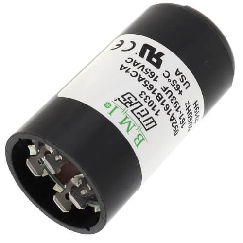 Main product image of 161-193 MFD Round Start Capacitor (165V)