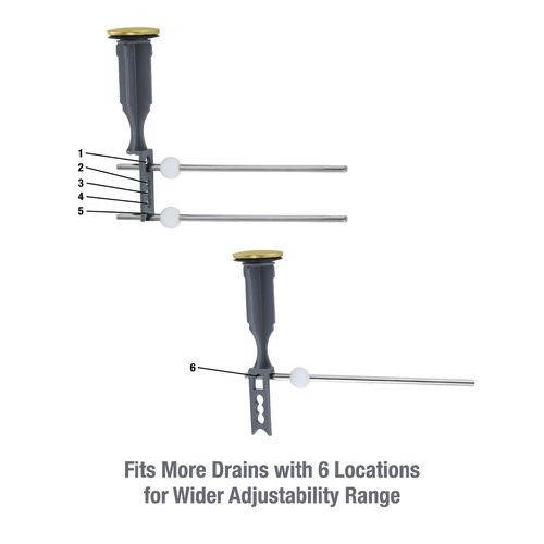 Main product image of Bathroom Pop-up Stopper Replacement for Pop-up Drain Assemblies (Polished Brass)
