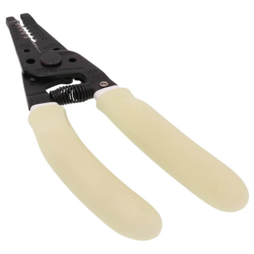 Klein-Kurve High-Visibility Wire Stripper/Cutter (Solid 10-18, Stranded 12-20)