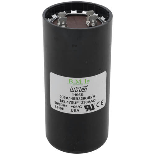 Main product image of 145-175 MFD Round Start Capacitor (330V)