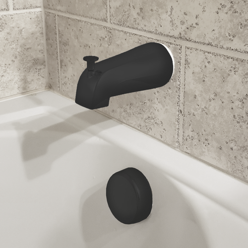 Main product image of Tub Spout w/ Diverter (Matte Black)