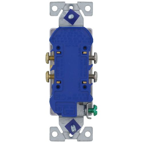 Main product image of Residential Grade Decorator Duplex Receptacle, 15A, 2P, 3W, NEMA  5-15R - White (125V)