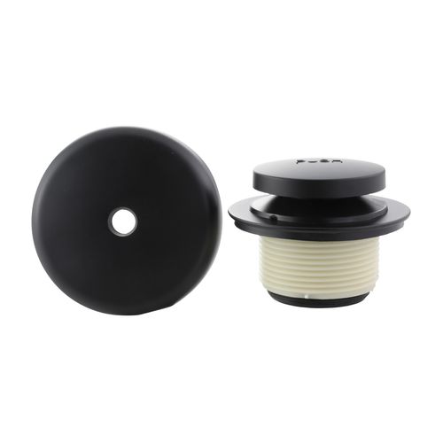 Main product image of Touch-Toe Tub Drain Trim Kit with Overflow (Matte Black)