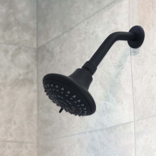Main product image of 8" Shower Arm w/ Flange ( Matte Black)