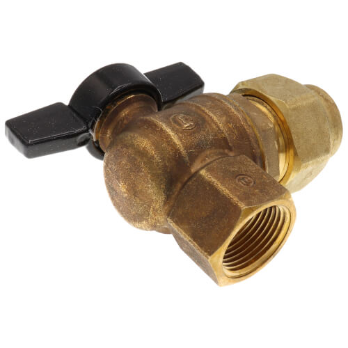 Main product image of T-443NL, 3/4" Flare x FNPT Forged Brass Ball-Type Meter Valve (Lead Free)
