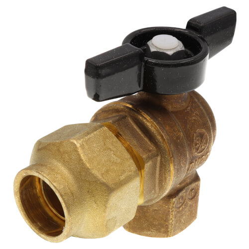 Main product image of T-443NL, 3/4" Flare x FNPT Forged Brass Ball-Type Meter Valve (Lead Free)