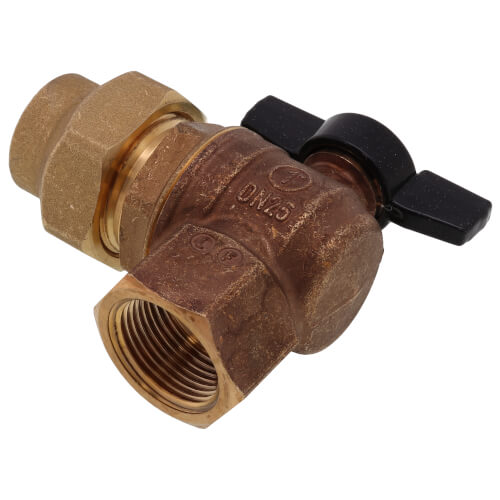 Main product image of T-443NL, 1" Flare x FNPT Forged Brass Ball-Type Meter Valve (Lead Free)