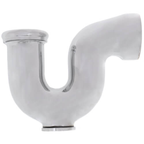 1-1/2" IPS x 1-1/4" SJ Nut NY Regular Trap with Cleanout (Chrome Plated)