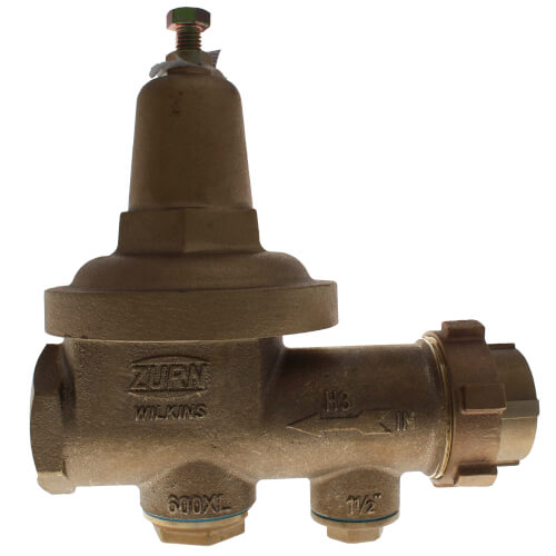 Main product image of 1" FNPT Union x FNPT 600XL Pressure Reducing Valve, 75-125 psi Spring Range (LF)