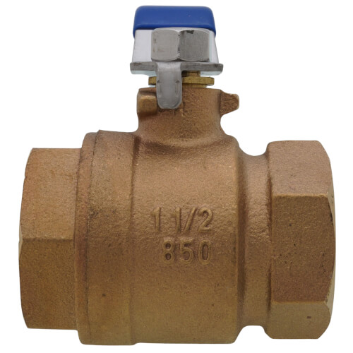 Main product image of 112-850 1-1/2" Tapped FNPT Full Port Ball Valve