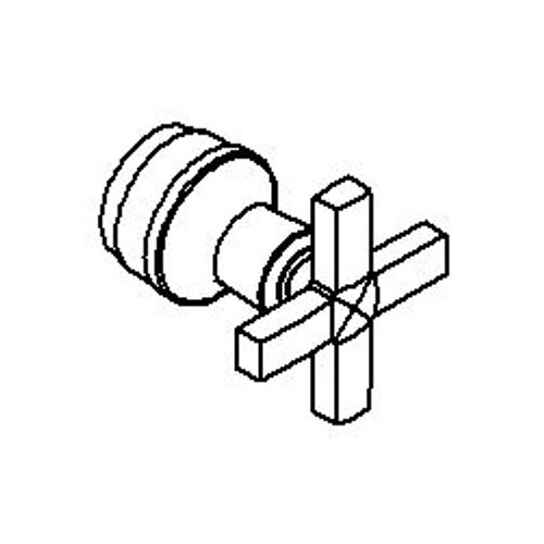 Main product image of Assembly Handle Cross (Polished Chrome), K-1126780-CP