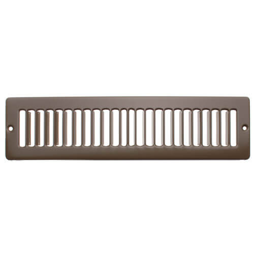 Main product image of 12" x 2" (Wall Opening Size) Golden Sand Toe-Space Grille (420 Series)