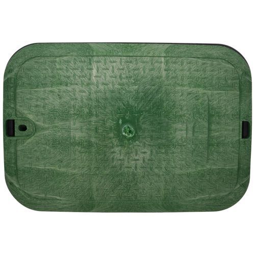Main product image of 14" x 19" Standard Series Irrigation Control Valve Box (Black Box/Green Cover)