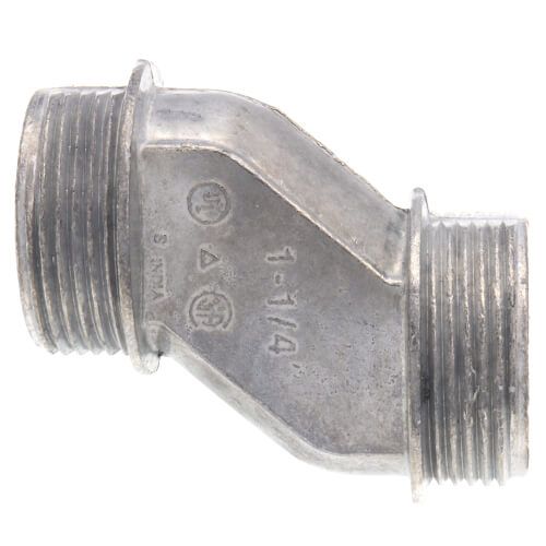 Main product image of 1-1/4" Zinc Rigid Offset Nipple