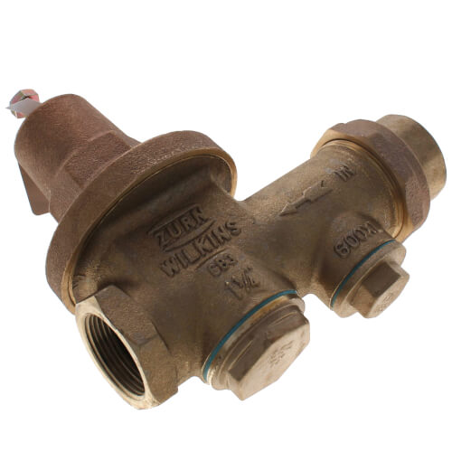 1-1/4" Lead Free FNPT Union x FNPT Pressure Reducing Valve