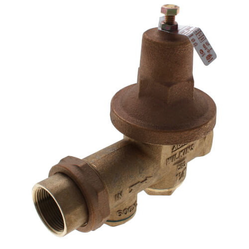 1-1/4" Lead Free FNPT Union x FNPT Pressure Reducing Valve