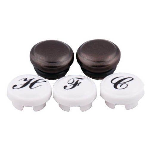 114324 Moen 114324 Kingsley Handle Cap Kit (Chrome), 114324