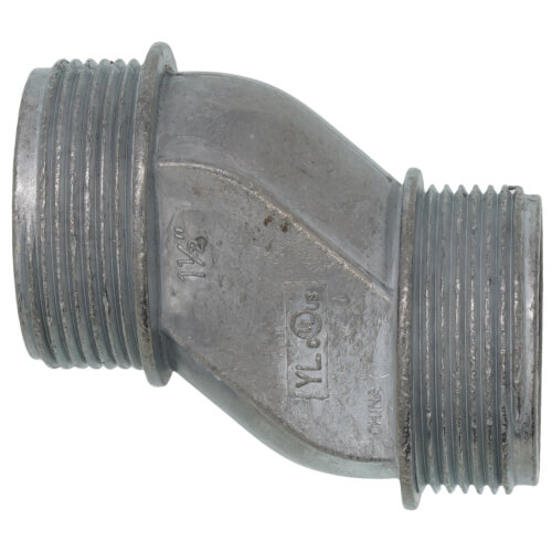 Main product image of 1-1/2" Zinc Rigid Offset Nipple