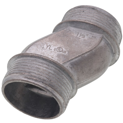 Main product image of 1-1/2" HDG Malleable Iron Rigid Offset Nipple