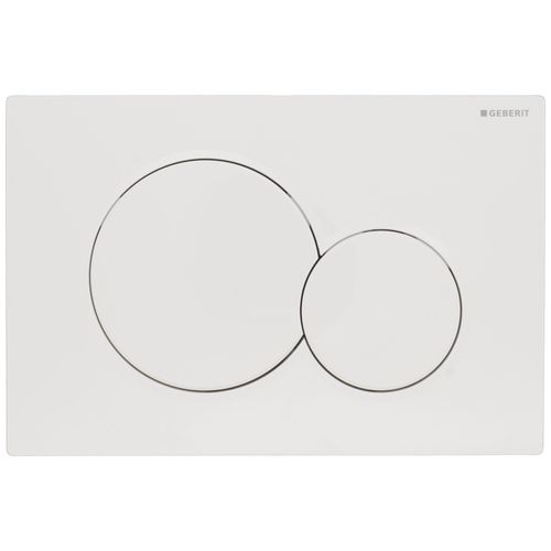 Main product image of Sigma 01 Dual Flush 1.6 / .8 GPF Actuator Plate (Alpine White)