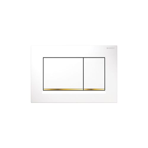 Main product image of Sigma 30 Dual Flush 1.6 / 0.8 GPF Actuator Plate (White||Polished Gold)