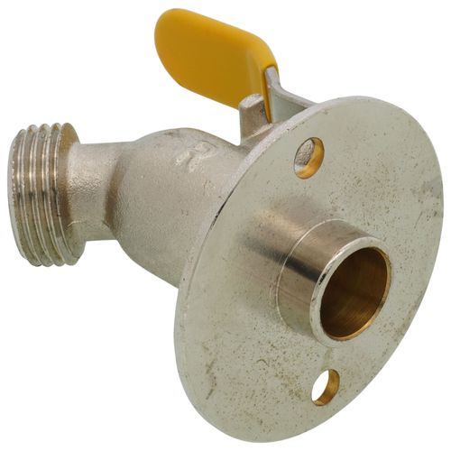 Main product image of 1/2" Sweat Chrome-plated, Oversized Flange Silcock (Lead Free)