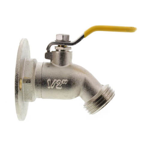 Main product image of 1/2" IPS Chrome-plated, Oversized Flange Sillcock