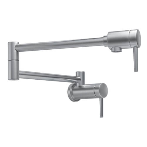 Main product image of Contemporary Wall Mount Pot Filler (Arctic Stainless), 1165LF-AR